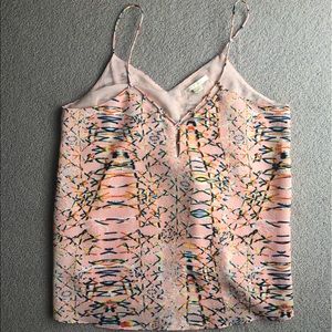 Cooper and Ella Pink Graphic Printed Tank Top